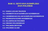 BAB 11-Senyawa Kompleks & Polimer