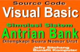 Source Code Visual Basic 6.0 - Program Aplikasi Simulasi Antrian Bank Dilengkapi Suara Nomor Urut