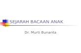 Sejarah Bacaan Anak - Dr. Murti Bunanta