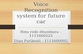 Voice Recognition System for Future Car