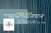 Latar Belakang Penelitian Implementasi Perda Kota Surabaya No. 5 Tahun 2008