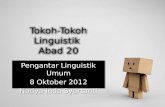 Tokoh-Tokoh Linguistik