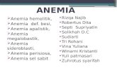 Patofisioanatomi Anemia - Copy