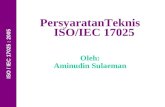 Persyaratan Teknis ISO 17025