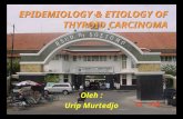 13 Epidemiology & Etiology of Thyroid Carcinoma