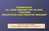 PERMENKES 1239 - perawat