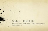 Opini Publik - Presentation1