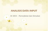 (11) Analisis Data Input