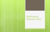 Defisiensi Vitamin b12