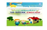 Let's Speaking English, Speaking 8, Daily Activities