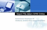 Cara Impor File Dalam SIRS Online