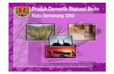 Buku PDRB Kota Semarang 2010