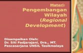 78838795 Regional Development Siti Fadjarajani