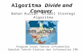 Algoritma Divide and Conquer (Versi 19-9-2012)