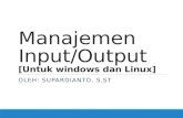 Manajemen I/O  [Umum,Linux,Ubuntu]