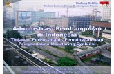 Administrasi Pembangunan  di Indonesia Tinjauan Perencanaan, Pembiayaan, dan Pengendalian-Monitoring-Evaluasi
