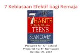 7 habits for highly effective teens