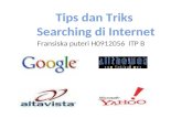 ITP UNS SEMESTER 1 Tips dan trik searching di internet