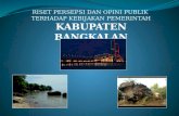 Rilis survey Opini Publik kab Bangkalan