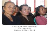 Kalakarya Kesehatan Desa Bangun Mandar Desa Orobua Kecamatan Sesenapadang Mamasa