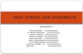 Heat stress dan spirometri