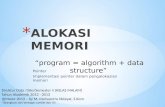 Struktur data (alokasi memory)