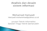 Analisa dan Desain Sistem Informasi (ADSI) Pertemuan 1
