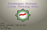 Pandangan ekonomi islam tentang riba