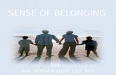 Muwafik Modul : Sense Of Belonging