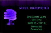 model transportasi trip production