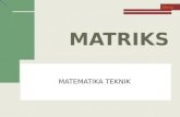 Matematika Teknik - Matriks