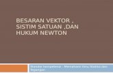 1.besaran vektor , sistim satuan ,dan hukum newton