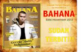 Majalah Rohani Populer BAHANA edisi November 2013