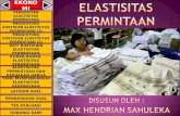 Elastisitas permintaan (elasticity of demand)