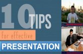Tips For Effective Presentation