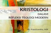 Kristologi dalam Refleksi Teologi Modern