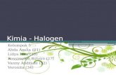 Halogen- Fluorin Klorin Bromin Iodin Astatin ppt