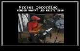 Proses Recording KONSER RAKYAT LEO KRISTI