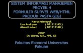 Proyek 4 sistem informasi manajamen