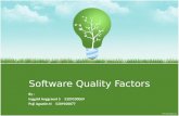 Software Quality Factors