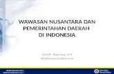 Wawasan Nusantara dan Otonomi Daerah