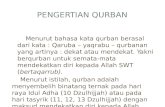 Hikmah Qurban dan Aqiqah