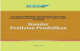 Permen no. 20 tahun 2007 tentang standar penilaian pendidikan