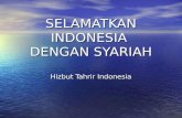 Selamatkan indonesia dengan syariah