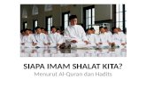 Cara Menentukan Imam Sholat Jama'ah