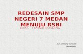 Redesain SMP Negeri 7 Medan menuju RSBI (Smart Building)