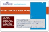 BOSTINCO Steel Door & Fire Door System Indonesia