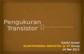 Pengukuran transistor ea