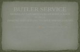 Butler service power point