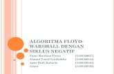 Algoritma floyd warshall dengan siklus negatif